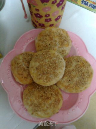 自制油酥烧饼（三鲜馅）