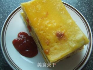 黄金肉松煎饼的做法