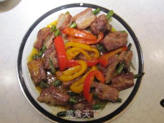 橙汁青笋烧小排 （一菜两吃，实践改良版）