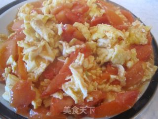西红柿炒鸡蛋的做法