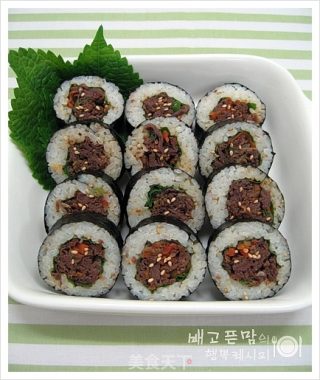 牛肉紫菜包饭