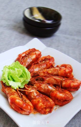 番茄姜味虾的做法