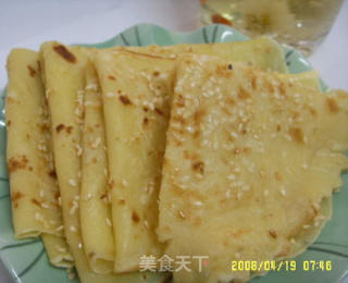 芝麻甜煎饼
