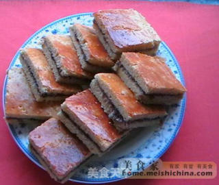 休闲夹心饼