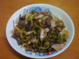 小炒牛肉丝的做法