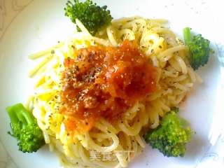 pasta(红白酱混合版)的做法