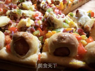卷边披萨的做法