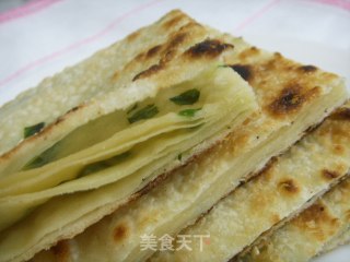 酥香小葱千层饼