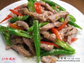 尖椒牛柳的做法