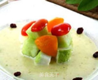 冰白玉水果沙拉的做法
