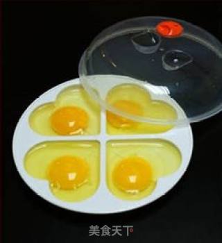 漂亮的心形鸡蛋的做法