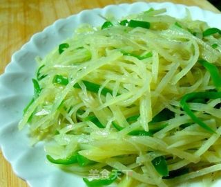 青椒土豆丝的做法