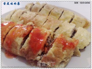 蛋皮鸡肉卷的做法