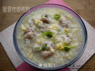 鸡蛋牛肉粥的做法