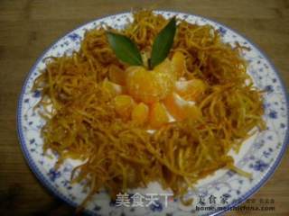 金丝缠虾球的做法