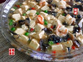 鸡汁什锦豆腐羹的做法