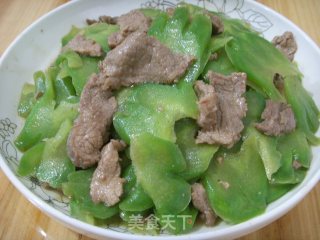 苦瓜炒牛肉的做法