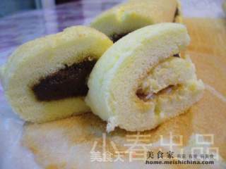 双味戚风蛋糕卷
