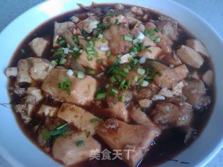九肚鱼烧豆腐的做法