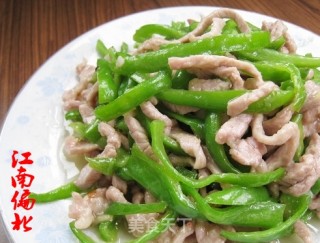 青椒肉丝的做法