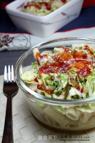 奶香鸡肉意面
