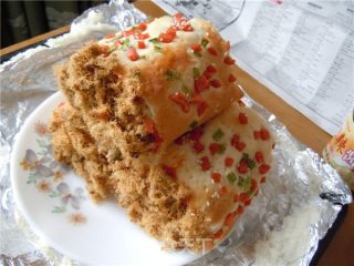 汤种肉松面包卷