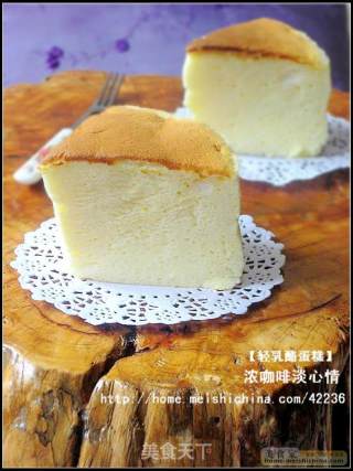 轻乳酪蛋糕的做法
