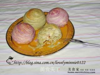 紫薯酥&绿茶酥的做法
