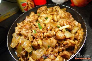 黑胡椒蘑菇炒鸡的做法