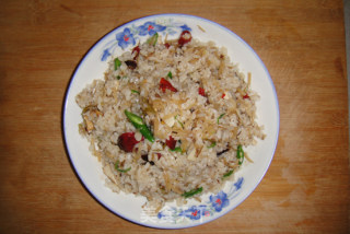 土豆丝炒饭的做法