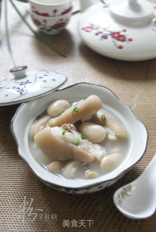 雪豆蹄花汤的做法