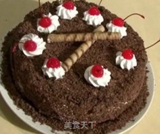 巧克力樱桃蛋糕的做法
