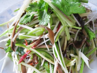 凉拌老虎菜的做法