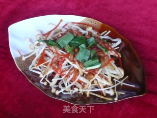 水豆豉拌金针菇的做法