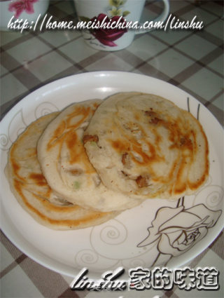 家常葱花肉饼