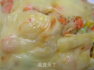 芝士烤彩色土豆泥的做法
