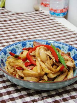 腊味杏鲍菇的做法