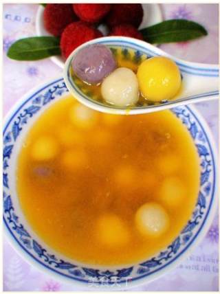 三色汤圆南瓜汤的做法