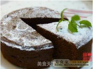 黑巧克力蛋糕