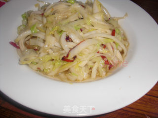 炝丝白菜的做法