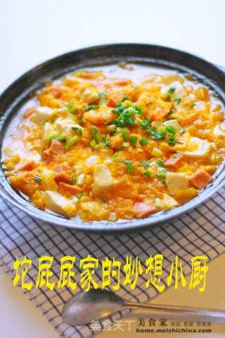 鲜虾豆腐红薯煲的做法