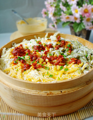 农家蒸菜——吉祥三宝的做法