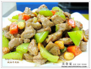 蚝油牛肉粒的做法