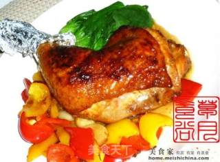 缤纷烤鸡腿的做法