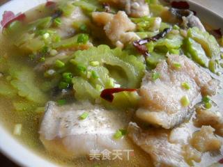 五味苦瓜鱼片汤的做法
