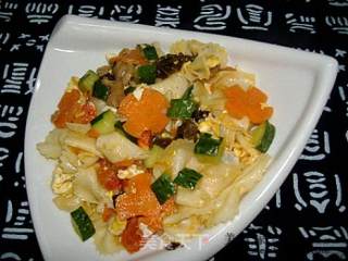 五彩六色蝴蝶面的做法