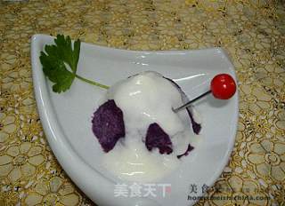 酸奶紫薯泥的做法