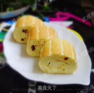 橙汁提子卷的做法
