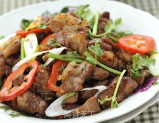 孜然羊肉的做法