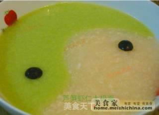 虾仁芦笋太极羹的做法